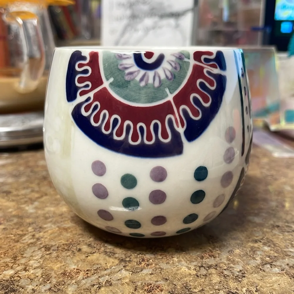 Anthropologie Orchid Pavilion Mug